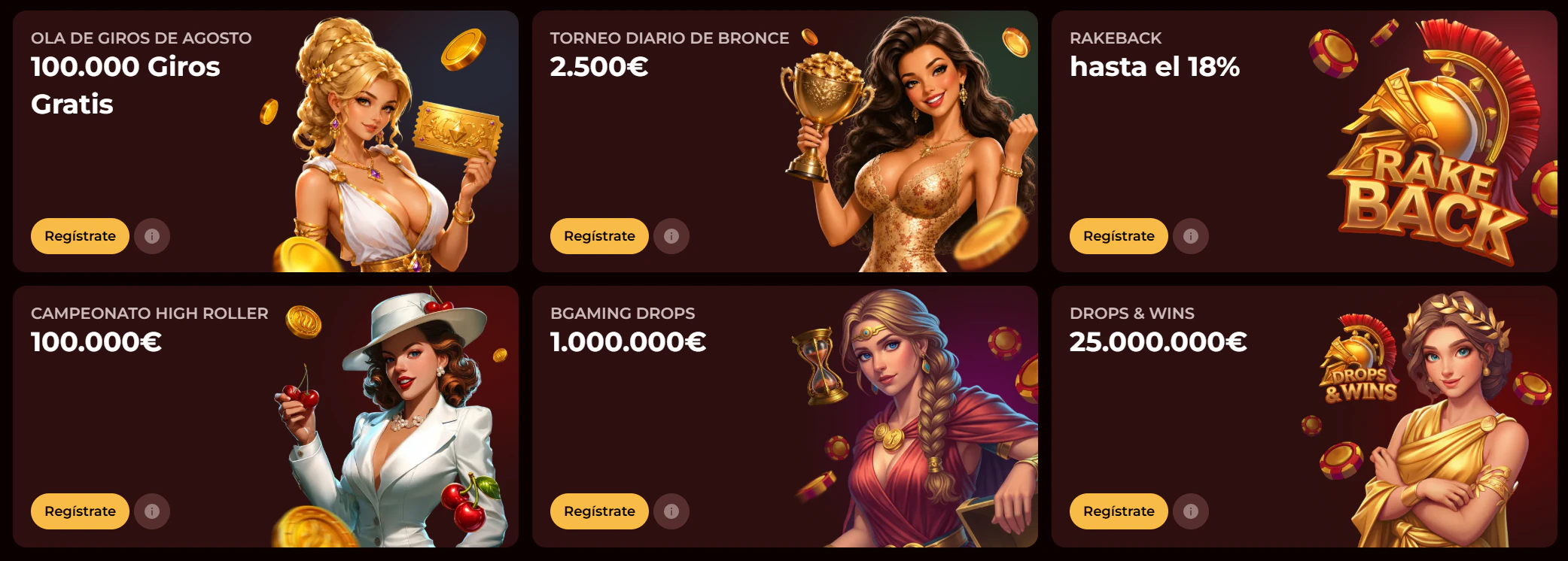 Roman Casino: promociones y torneos activos